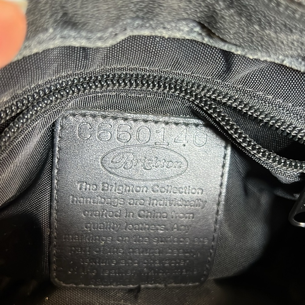 Brighton‎ Small Vintage Leather Bag- OS - Picture 9 of 9
